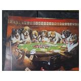 Dogs Playing Poker Art metal art