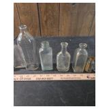 Collection of Early 1900s Medicine and Apothecary Bottles