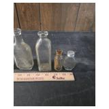 Collection of Early 1900s Medicine and Apothecary Bottles