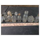Collection of Early Glass Ink Bottles