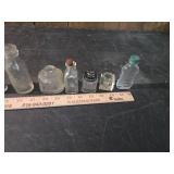 Collection of Early Glass Ink Bottles