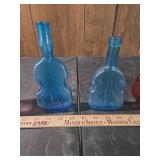 Decorative Glass Violin Bottles Collection
