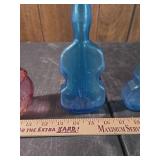 Decorative Glass Violin Bottles Collection