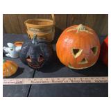 Halloween Decorative Bundle with Happy Harvest Basket