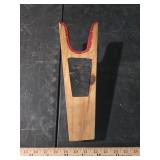 Handmade Wooden Boot Jack with Rubber Grip