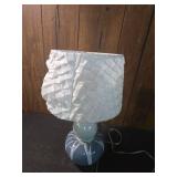Mid-Century Modern Table Lamp with Textured Shade
