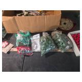 Craft Supply Lot - Holly Berries and Floral Materials