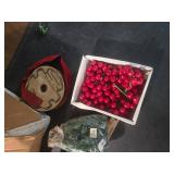 Craft Supply Lot - Holly Berries and Floral Materials