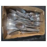 Mixed Silverplate Flatware Set