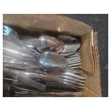 Mixed Silverplate Flatware Set