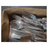Mixed Silverplate Flatware Set