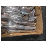 Mixed Silverplate Flatware Set