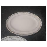 Pope Gosser USA Dinnerware Set with Pink Floral Border