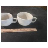 Restaurant-Style White Coffee Cups Set with Bonus Mason Jar