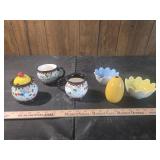 Decorative Ceramic Creamer Set