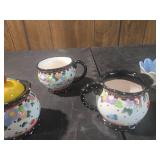 Decorative Ceramic Creamer Set