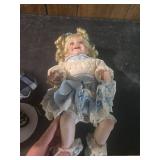 Collectible Porcelain Doll Set - Traditional Dress Collection