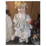 Collectible Porcelain Doll Set - Traditional Dress Collection