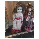 Collection of Decorative Porcelain Dolls