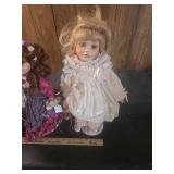 Collection of Decorative Porcelain Dolls
