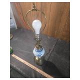 Delft Style Blue and White Table Lamp