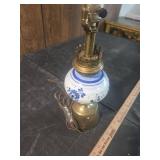Delft Style Blue and White Table Lamp