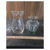 Clear Glass Hurricane Vases -