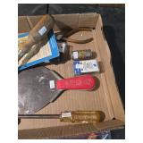Mixed Tool Lot with Blue Stapler and Accessories