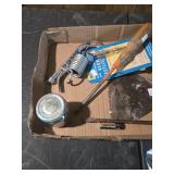 Mixed Tool Lot with Blue Stapler and Accessories