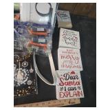 Mixed Holiday Craft and Gift Supply Lot
