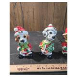 Holiday Puppy Figurine Collection