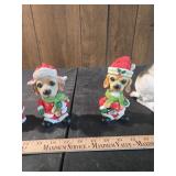 Holiday Puppy Figurine Collection
