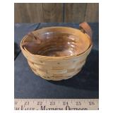 1988 Longaberger Poinsettia Basket - Christmas Collection