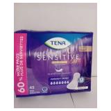 FACTORY SEALED - TENA Sensitive Care Overnight Pads - 45 Count
