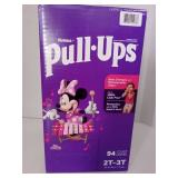 FACTORY SEALED - Huggies Pull-Ups Training Pants Girls 2T-3T (94 Count)