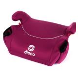 FACTORY SEALED - Diono Solana, No Latch, Single Backless Booster Car Seat, Lightweight, Machine Washable Covers, Cup Holders, Pink