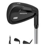APPEARS NEW - XM-01 Individual Golf Iron - Premium Men Golf Club Iron with Steel Shaft for Right Hand Golfers Stiff Flex (#1 Iron Single, Left)