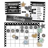 FACTORY SEALED - Simply Stylish Calendar Bulletin Board Set
