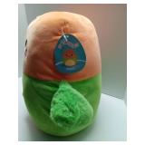 APPEARS NEW - Squishmallows Original 14-Inch Plath Green and Orange Lovebird - Official Jazwares Plush (Large)