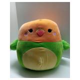 APPEARS NEW - Squishmallows Original 14-Inch Plath Green and Orange Lovebird - Official Jazwares Plush (Large)
