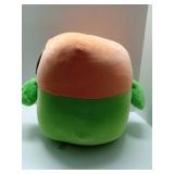 APPEARS NEW - Squishmallows Original 14-Inch Plath Green and Orange Lovebird - Official Jazwares Plush (Large)