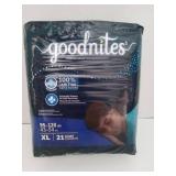 FACTORY SEALED - Goodnites Bedtime Underwear XL 21 Count
