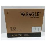 FACTORY SEALED - VASAGLE MAEZO Collection - Side Table, 2-Tier Small Round End Table, Nightstand with Tapered Legs, Curved Transitions, for Small Spaces, Living Room, Bedroom, Rustic Walnut ULET283T41