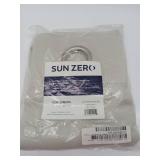 APPEARS NEW - Sun Zero Easton Energy Saving Blackout Grommet Curtain Panel, 40 x 63", Pearl