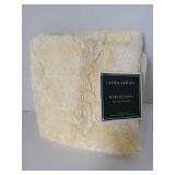 APPEARS NEW - Laura Ashley Pearl Honeycomb Bath Mat, 17 x 24" Single, Banana