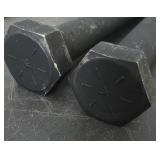 Heavy Duty Grade 8 Hex Head Bolts - 14 inch (lot of 2)