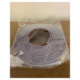 22 ft Outside Vinyl Corner Trim Peel and Stick for Tile and Wall Edges, Furniture Decoration White