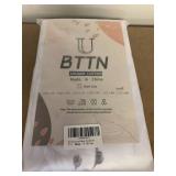 BTTN Black Leaves Shower Curtain Set 54x78