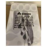 BTTN Black Leaves Shower Curtain Set 54x78