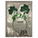 MDDRUIQI St Patricks Day Headband--St Patricks Day Accessories--Shamrock Head Boppers Hats (DP60)
